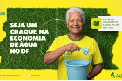 Campanha da Adasa mobiliza moradores do DF para uso responsável da água