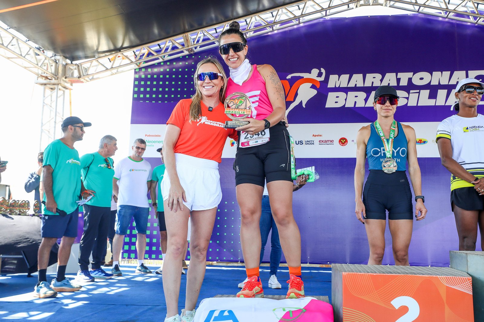 Celina Leão comanda premiação da Maratona Brasília 2026