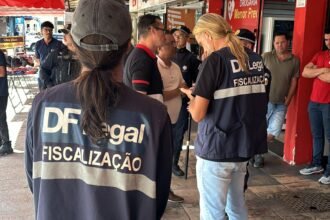 Centro de Ceilândia recebe ação conjunta para reforçar segurança e organização