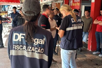 Centro de Ceilândia recebe ação conjunta para reforçar segurança e organização