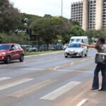 Faixa de pedestre no DF completa 29 anos com queda de mais de 70% nas mortes por atropelamento