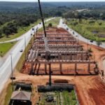 Viaduto de Planaltina avança e entra em etapa decisiva de construção