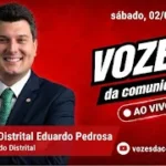 Ao vivo: Eduardo Pedrosa participa do Vozes da Comunidade neste sábado (2)