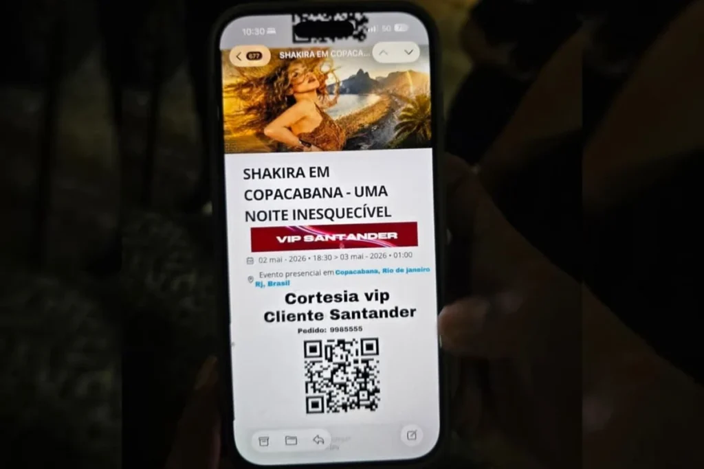 Homem é preso após vender ingressos falsos para show grátis de Shakira