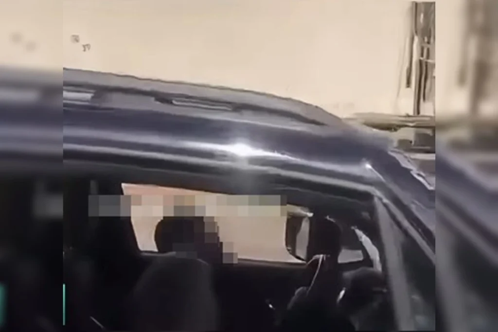 Bêbado detona portão de motel ao fugir sem pagar e é pego dormindo