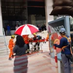 Homem cai de andaime de 4 metros e sofre traumatismo craniano