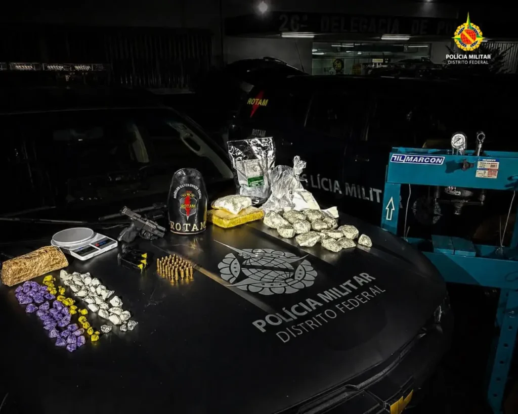 Polícia Militar desmantela pontos de produção de drogas no DF