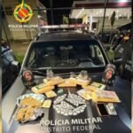 Polícia apreende R$ 100 mil em drogas e prende dois em Arniqueiras