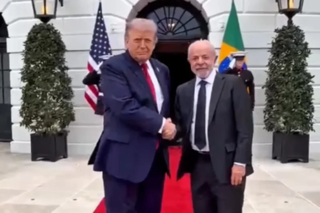 Lula publica vídeo do encontro com Trump na Casa Branca
