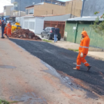 Mais de 15 toneladas de massa asfáltica são usadas em operação em Ceilândia