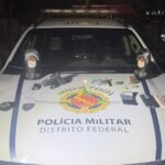 Suspeito de tráfico é preso com pistola e drogas após tentativa de fuga no DF