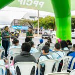 Estudantes participam de blitz educativa sobre prevenção de queimadas