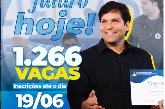 Deputado Robério Negreiros promove 1.266 vagas gratuitas em cursos profissionalizantes pelo QualificaDF Móvel
