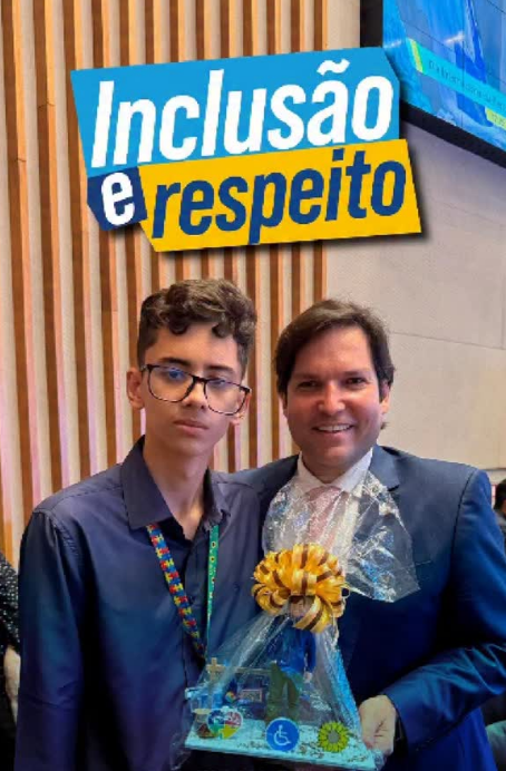 Deputado Robério Negreiros destaca inclusão e celebra o Dia do Orgulho Autista com exemplo de superação na Câmara Legislativa