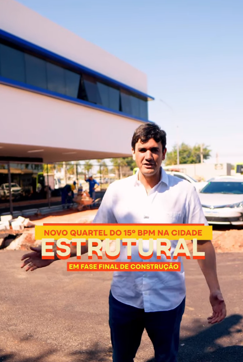 Nova sede do 15º Batalhão da PMDF entra em fase final de obras na Cidade Estrutural