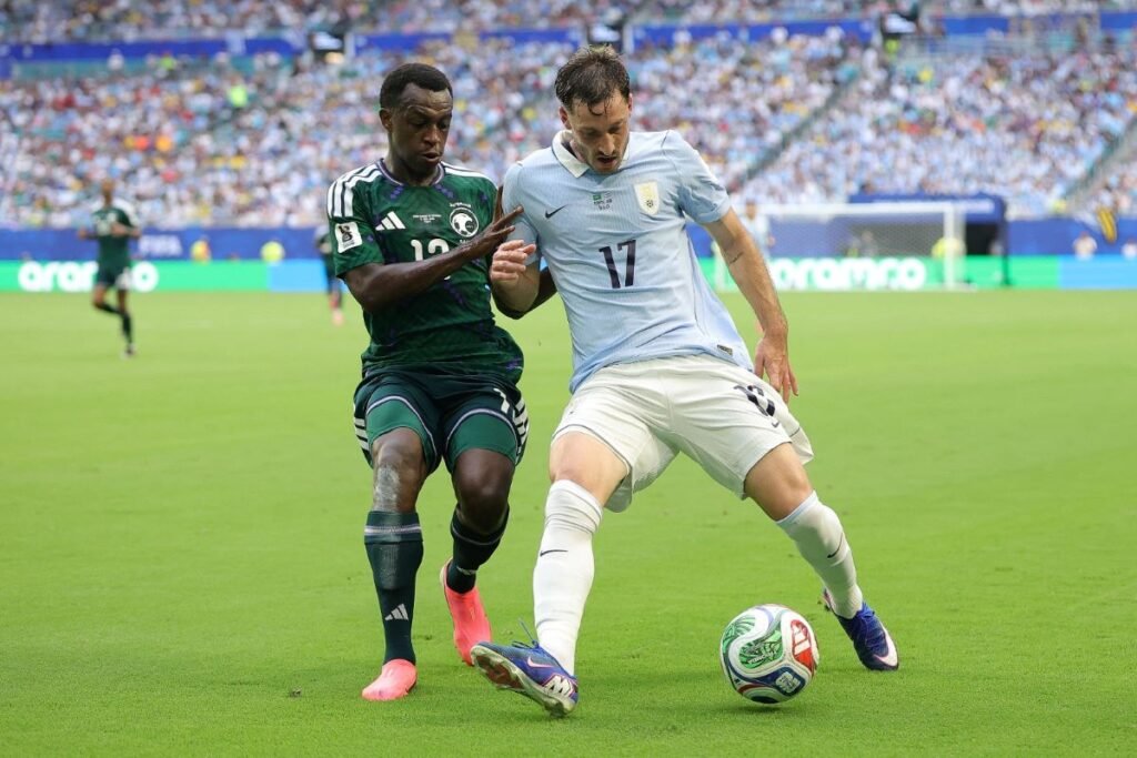 Copa do Mundo: Uruguai e Árabia Saudita empatam em 1 x 1 pelo grupo H