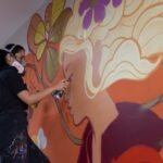 Oficina gratuita de grafite no IFB celebra 10 anos de carreira da artista urbana Siren