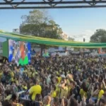 Veja reação de 5 mil torcedores aos pênaltis do Brasil em evento do DF